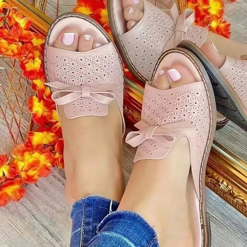 Slippers Women Casual Flats Shoes Summer 2022 Woman Slingback Sandals Fashion Ladies Flip Flops
