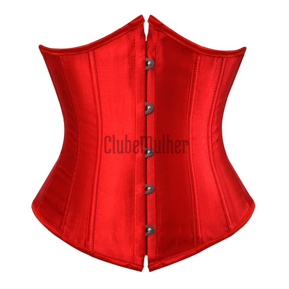 Corselet Vermelho  Ideias fashion, Espartilho gótico, Tops de espartilho